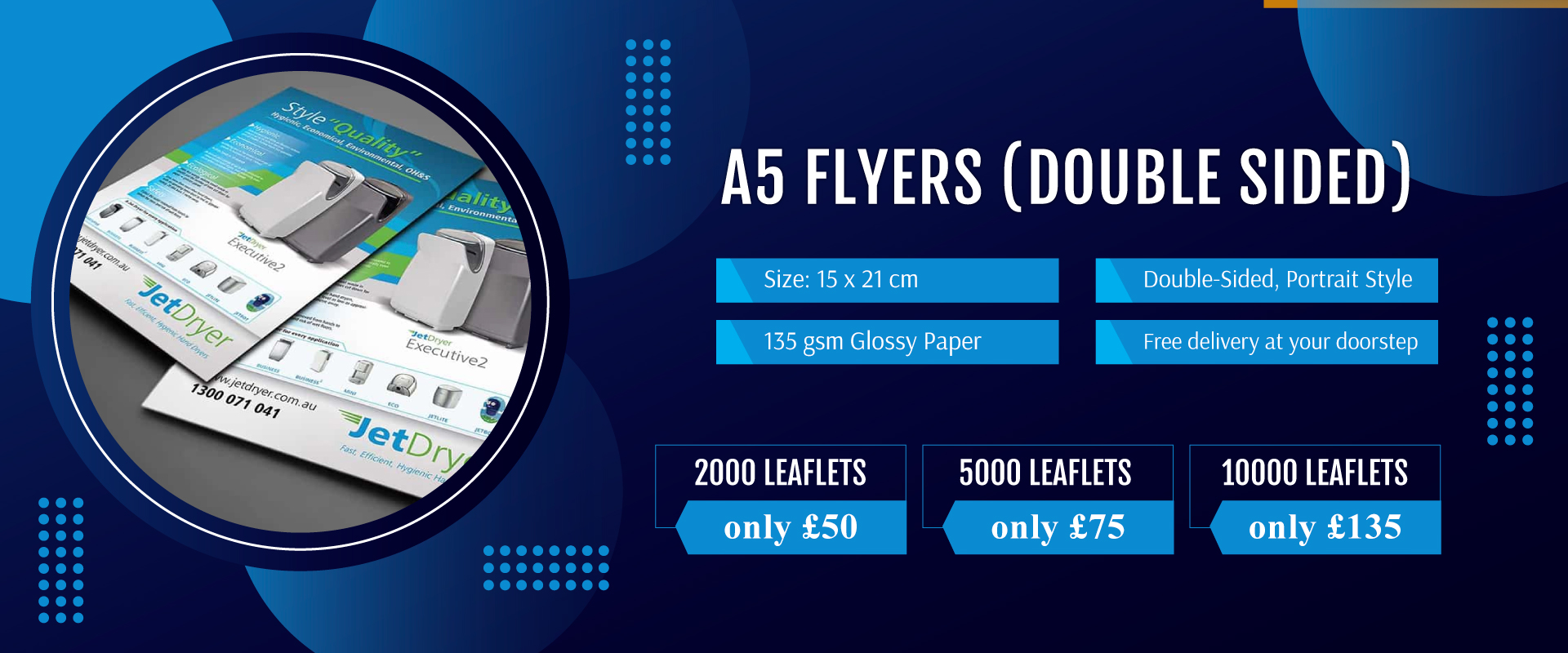 Get A5 Double-Sided Flyers-Fast, Affordable Flyers Printing